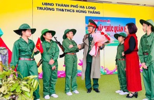 Giáo dục Hạ Long sôi nổi các hoạt động hướng về 80 năm ngày thành lập quân đội nhân dân Việt Nam