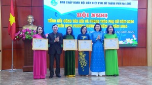 Hội LHPN TP Hạ Long tổ chức hội nghị tổng kết công tác Hội và phong trào phụ nữ năm 2024 triẻn khai phương hướng nhiệm vụ năm 2025