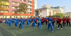 Trường Tiểu Học, THCS, THPT Lê Thánh Tông tổ chức Hội thao Giáo dục quốc phòng và An ninh năm học 2024 – 2025
