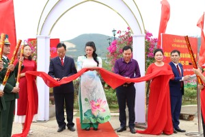 Phường Hoành Bồ: Khánh thành vườn hoa khu Trới 3, công trình chào mừng Đại hội Đảng các cấp, nhiệm kỳ 2025- 2030