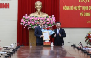 Đồng chí Vũ Ngọc Lâm giữ chức vụ Phó Chủ tịch UBND thành phố Hạ Long