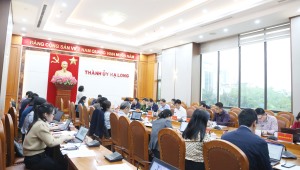 Ban Thường vụ Thành ủy tổ chức hội nghị nghe và cho ý kiến vào báo cáo kết quả công tác quý I, nhiệm vụ trọng tâm quý II năm 2024