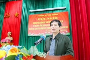 BTV Thành ủy làm việc với Đảng ủy các xã Vũ Oai, Hòa Bình, Đồng Lâm, Đồng Sơn, Kỳ Thượng