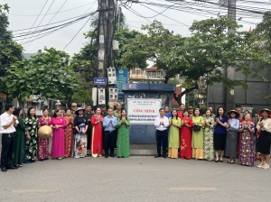 Khu 2, phường Hà Tu: Khánh thành gắn biển công trình "Tuyến đường kiểu mẫu"