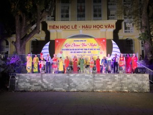 Liên hoan văn nghệ chào mừng thành công Đại hội đại biểu MTTQ Việt Nam phường Hồng Hải