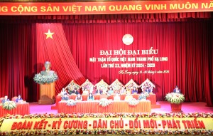 Khai mạc Đại hội đại biểu Mặt trận tổ quốc Việt Nam thành phố Hạ Long lần thứ XX, nhiệm kỳ 2024 -2029.