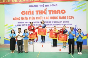 Giải thể thao CNVCLĐ thành phố Hạ Long năm 2024