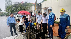  Thi công hạng mục khắc phục chống ngập úng Khu dân cư lấn biển Vựng Đâng
