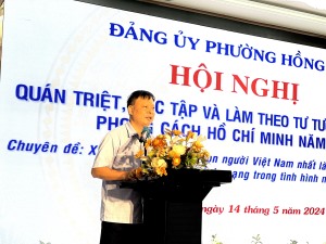 Phường Hồng Hải: Quán triệt, học tập và làm theo tư tưởng, đạo đức, phong cách Hồ Chí Minh