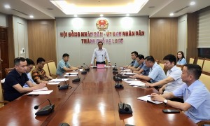 Lãnh đạo TP làm việc với Công ty CP tập đoàn Rừng Vàng.