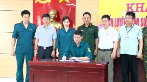 Cụm huấn luyện số 8 khai mạc huấn luyện Quân sự, Giáo dục chính trị năm 2024