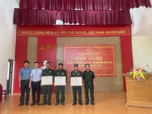 Hội nghị tổng kết phong trào thi đua cựu chiến binh gương mẫu giai đoạn 2019 - 2024 xã Lê Lợi.