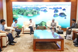 Lãnh đạo thành phố làm việc với công ty Zouen (Nhật Bản)