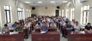 Đảng bộ phường Hà Trung: sinh hoạt chuyên đề về nội dung Đẩy mạnh đấu tranh ngăn chặn, đẩy lùi sự suy thoái về tư tưởng chính trị, đạo đức lối sống, “tự diễn biến”, “tự chuyển hoá” gắn với thực hiện Quy định 144-QĐ/TW của Bộ Chính trị. 