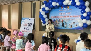 BCĐ Hè phường Trần Hưng Đạo: Khai mạc lớp học bơi hè 2024.