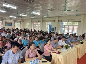 Đảng uỷ phường Đại Yên tổ chức Hội nghị sinh hoạt chuyên đề xây dựng Đảng