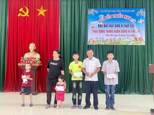 Xã Dân Chủ khai mạc hoạt động hè năm 2024.