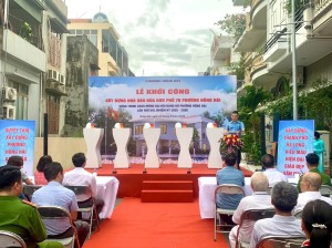 Phường Hồng Hải khởi công xây dựng nhà văn hoá khu 7B