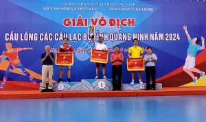 TP Hạ Long đoạt cup vô địch, cờ nhất toàn đoàn tại Giải vô địch cầu lông các CLB tỉnh Quảng Ninh năm 2024
