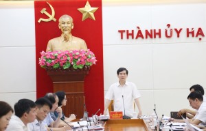 Chỉnh trang cải tạo công viên Hoa Hạ Long: phải tiết kiệm, hiệu quả, khoa học và tránh lãng phí.