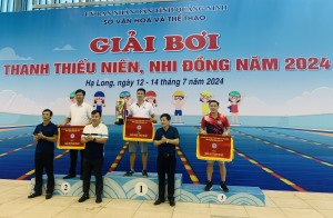 TP Hạ Long đoạt Cúp vô địch Giải Bơi thanh thiếu niên, nhi đồng tỉnh Quảng Ninh năm 2024