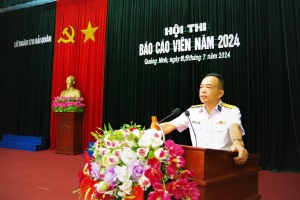 Lữ đoàn 170: Hội thi Báo cáo viên năm 2024