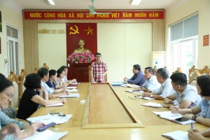 Ban Dân vận Thành ủy nghe kiến nghị của công dân Nguyễn Bá Hoàn (phường Cao Xanh)
