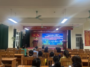 Khu phố 4, phường Trần Hưng Đạo: Tuyên truyền Đề án “ Hạ Long – Thành phố của Hoa”