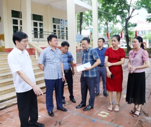 Lãnh đạo Thành phố kiểm tra công tác chuẩn bị năm học mới 2024 - 2025