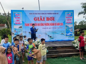 Giải Bơi Thanh Thiếu niên, Nhi đồng phường Hoành Bồ năm 2024