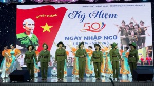 BLL CCB nữ tỉnh Quảng Ninh – Trường Quân chính Quân khu 3  gặp mặt kỷ niệm 50 năm ngày nhập ngũ