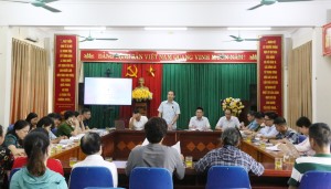 UBND thành phố tổ chức đối thoại, vận động giải phóng mặt bằng tại phường Giếng Đáy
