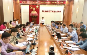 BTV Thành ủy cho ý kiến vào dự thảo đề cương báo cáo chính trị Đại hội Đảng bộ TP khóa XXVI