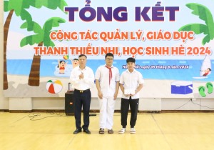Phường Hồng Hải tổng kết công tác quản lý, giáo dục thanh thiếu nhi, học sinh hè năm 2024
