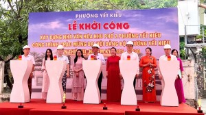 UBND Phường Yết Kiêu khởi công xây dựng nhà văn hóa khu 2