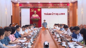 Thường trực Thành ủy giao ban với các Cơ quan chuyên trách tham mưu, giúp việc Thành ủy, Khối MTTQ và các tổ chức chính trị - xã hội