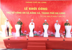 Khởi công công trình Trụ sở Công an xã Bằng Cả