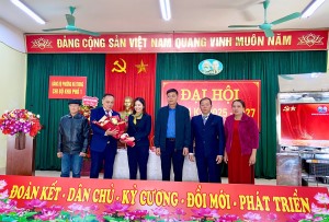Đại hội chi bộ khu phố 1, phường Hà Trung