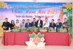 Phường Giếng Đáy tổ chức Chương trình “Xuân yêu thương – thắm tình đoàn kết” 