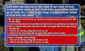 Bắt đầu áp dụng nhiều mức xử phạt mới vi phạm giao thông