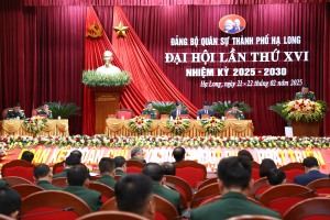 Đại hội Đảng bộ quân sự Thành phố Hạ Long lần thứ XVI, nhiệm kỳ 2025- 2030 tiến hành phiên trù bị