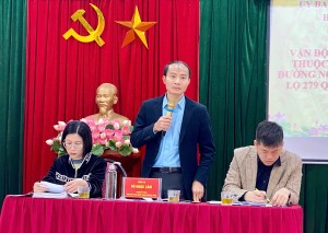 Đối thoại, vận động các hộ dân thuộc diện GPMB thực hiện dự án đường nối tỉnh lộ 342 đến Quốc lộ 279 qua trung tâm xã Sơn Dương