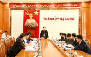 Hội nghị BTV Thành uỷ nghe và cho ý kiến vào một số nội dung quan trọng