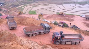 Cưỡng chế GPMB dự án Đường nối từ Tỉnh lộ 342 đến Quốc lộ 279 qua trung tâm xã Sơn Dương