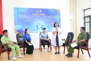 Giao lưu văn hóa, văn nghệ, thể thao và tọa đàm "Tư vấn, giải đáp nâng cao kiến thức cho học viên cai nghiện" .