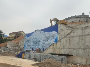 Đẩy nhanh tiến độ Dự án Quảng trường, cây xanh và hạ tầng kỹ thuật khu văn hóa núi Bài Thơ - Mở rộng, tu bổ, tôn tạo đền Đức Ông Trần Quốc Nghiễn .