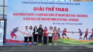 Công đoàn cơ quan UBND TP: Giải pickleball chào mừng Kỷ niệm 115 năm ngày Quốc tế Phụ nữ (08/3/1910 - 08/3/2025)