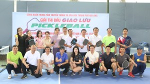 Giao lưu Pickleball nhân kỷ niệm 79 năm Ngày Thể thao Việt Nam