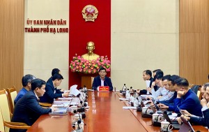 TP Hạ Long làm việc với các sở ngành để tháo gỡ khó khăn, vướng mắc 