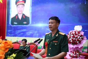 Trung tá Mạc Văn Tuệ- Nhân viên quân lực hết mình với công việc